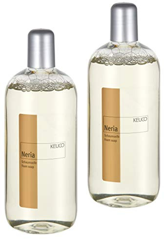 KEUCO lot de 2 mousses de savon, parfum Neria, contenu 2 x 500 ml, pH neutre, Made in Germany, convient aux distributeurs de mousse de savon KEUCO