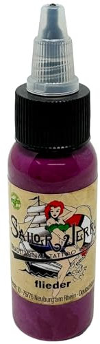 Sailor Jerry Violet Lilas - 30ml - Allemand Couleurs de Tatouage Avec Certificat - Inkgrafix IG54111 Tatouage Encre Violet