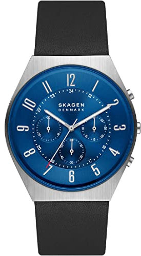 Skagen Herren Quarz-Chronograph Uhr mit Armband GRENEN CHRONOGRAPH SKW6820