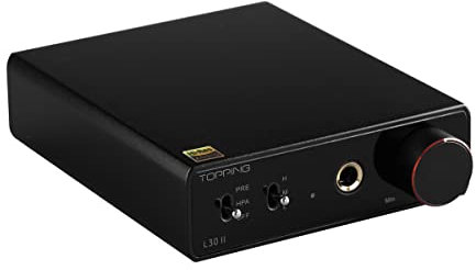 TOPPING L30II NFCA Modules UHGF Technology 0.3uV Ultra Low Noise Cost-effective Headphone Amplifier (Black)