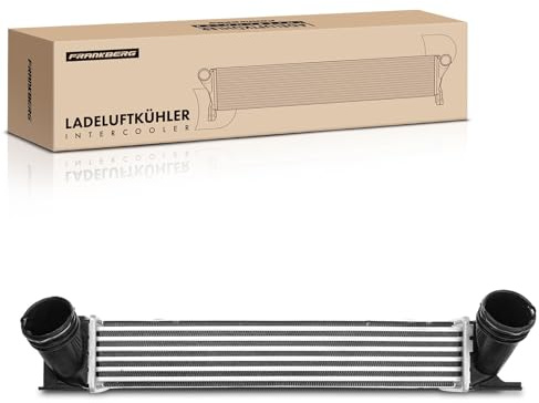 Frankberg Ladeluftkühler 17517524916 | Kompatibel mit 1er Cabriolet E88, 1er E81, 1er Coupe E82, 3er Touring E91, X1 E84, 3er E90, 1er E87