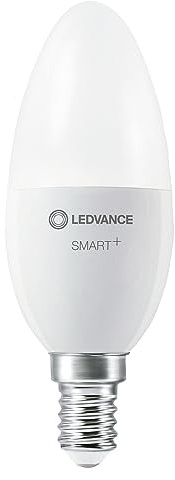 LEDVANCE Smart+ Lampe mit ZigBee Technologie, 5W, 40W-Ersatz, Sockel E14, Lichtfarbe Tunable White, 470lm, 1er Pack