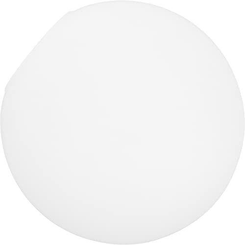 jojofuny Kugel Lampenglas Glas Lampenschirm Ersatzglas 18cm Opal Glasschirm Ersatzschirm Lampen Abdeckung für Hängelampe Pendelleuchte Deckenlampe Wandlampe Stehlampe Balkon Weiß