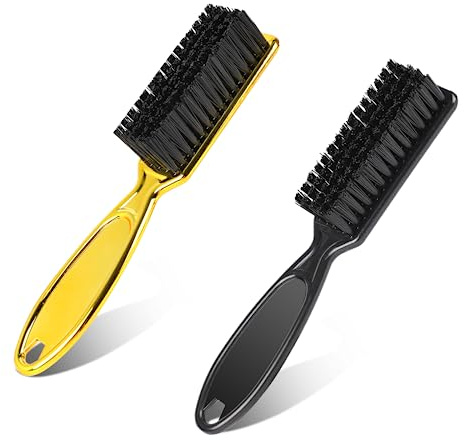 2 spazzole per la pulizia delle unghie, in nylon, per barbiere, per la pulizia dei capelli