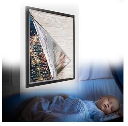 zklaseot Verdunkelungsrollo, Fenster Isolierfolie, Türvorhang Verdicken Aluminiumfolie Schatten Wintergarten Kälteschutz Warm Halten Datenschutz (Farbe : Silver, Größe : 100x1