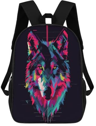 TNFHSOFT Wolf 3D Drucken Flanell Fleecedecke Decke Wild Tier Microfaser Kuscheldecke Decke Kinder Erwachsene Wohndecke Für Bett & Sofa Reisedecke 17inch Inches