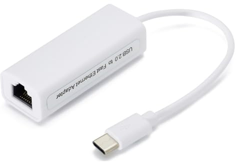 Fegtrtyoa Network Card USB Type-C to Rj45 100M Driver-Free Network Card Converter Network Cable Adapter Ethernet Adapter Easy Install A