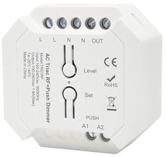 Corghd Variateur d'intensité LED 2,4 G Triac Contrôleur Smart Dimmer Support Smart APP Télécommande AC 100 V-240 V A
