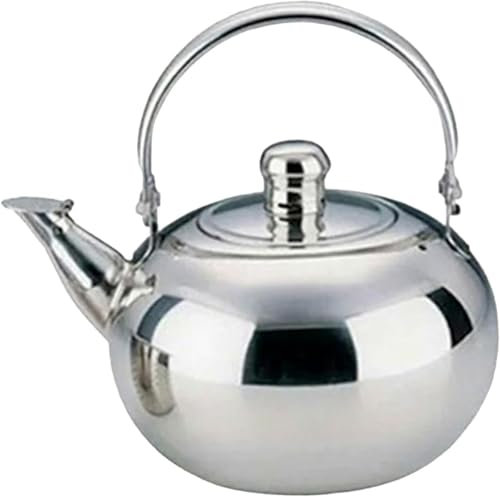 Edelstahl, Topf, Wasserkanne, Teekanne for losen Tee, Wasserkocher, Teekanne, Herd, Pfeifende Teekanne, kochende Herd-Wasserkocher-Teekanne(1.5L)