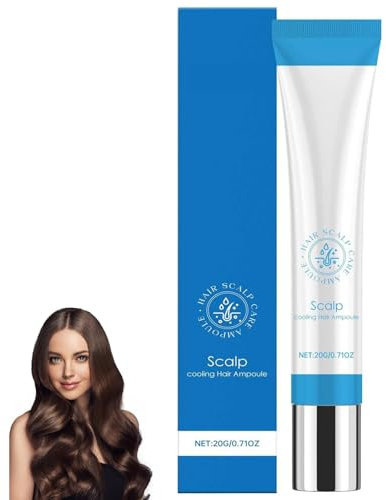 Scalphy Hair Ampoule, siero per capelli con effetto rinfrescante, mantiene il cuoio capelluto pulito, non grasso, migliora la lucentezza dei capelli
