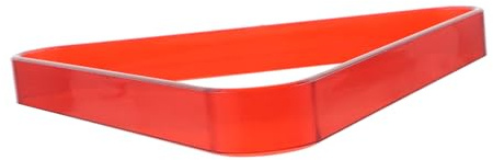 Toddmomy Supporto Triangolare per Palle da Biliardo in PC Rosso Resistente e Durevole Organizza Ordinatamente Le Palle da Biliardo per Sala Giochi
