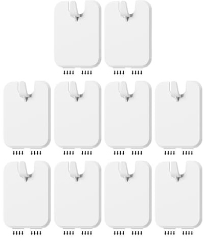 Cornice adesiva con ganci trasparenti per unghie, senza chiodi, supporto da parete senza tempesta, per cornici da 2,6 x 2,01 pollici