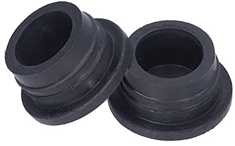 Zhangpu 2 Pcs Ladder Bumper Pool Ladder Rubber Bumper Safety Guard Swimming Pool Ladder Replacement Black