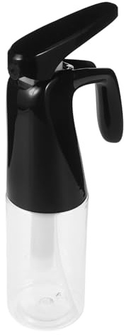 200ml Black Continuous Spray Bottle for Hair Mist, Refillable Small Water Sprayer for Hair Styling, Salon and Barber Use Mister Water Bottle