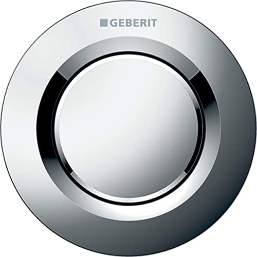 Geberit 116.041.21.1 – Pneumatischer Druckschalter Fernbedienung 01, Unterputz, für Laden einfach, für Sigma 8 cm, chrom glänzend
