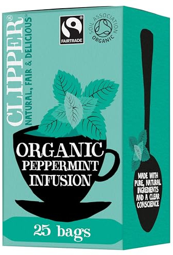 Clipper Clipper Fairtrade Organic Peppermint Infusion 25 Envelopes-6 Pack