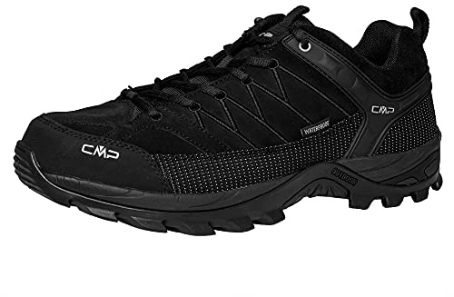 CMP Rigel Low Shoes Wp trekking- & lågskor för män, Svart Nero Nero, 42 EU