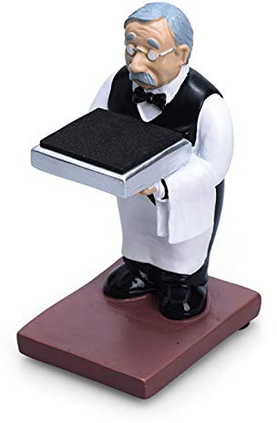 Just E Joy Uhren-Präsentationsständer für alte Haushälter/Astronauten-Figur, aus Kunstharz, Uhrenhalter, Dekoration, Aufbewahrungsregal für Schmuck, Uhren, Armbänder, Halsketten, Zuhause, Büro