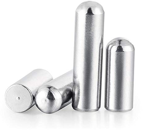 Zylindrischer Rundkopfstift aus Edelstahl, M0.8M1, Positionierstift, Stift, Feststift, Vollstift, Rundstift-0,9 * 5-100 Stück