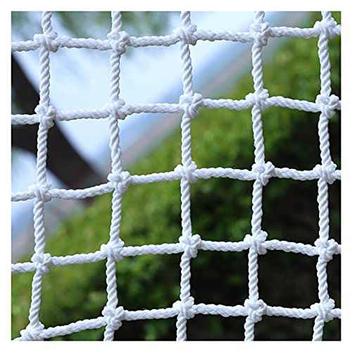 AWSAD Kindersicherheitsnetz, Treppen Spielplatz Klettern Fallschutznetz Nylon-Frachtnetz Gartendekorationsnetz Seil Dick 6Mm Color : 5cm mesh, Size : 1×2m(3×7ft)