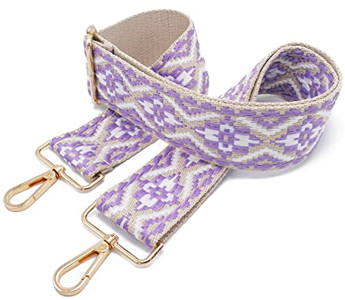 Schultergurt Für Taschen Handtasche Gurt Taschengurte Zum Wechseln Damen Bunter Verstellbarer Taschenriemen Zubehör Schultertasche Strap Umhängegurt Breit Bag A03 Gold/5cm