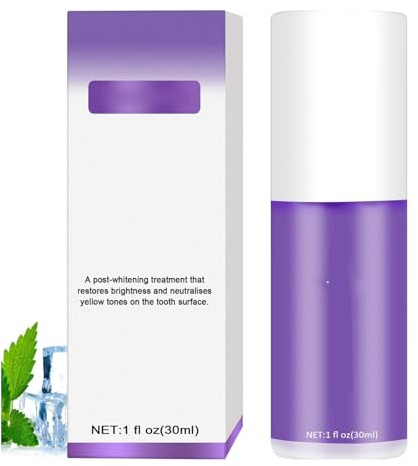 Purple Teeth Whitening Toothpaste, Tooth Stain Removal, Purple Toothpaste Protect Sensitive Teeth, Teeth Whitening Booster, Intensive Stain Remover Reduce Yellowing Teeth