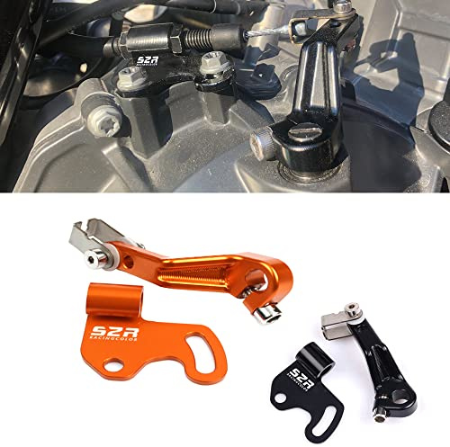 Motorrad One Finger Kupplungshebel Kupplungsarm Müheloser Schutz Kompatibel mit KTM Duke 790 Adventure R DUKE Duke 890 Adventure R DUKE CFMOTO 800MT 800NK 800 MT NK(Orange)