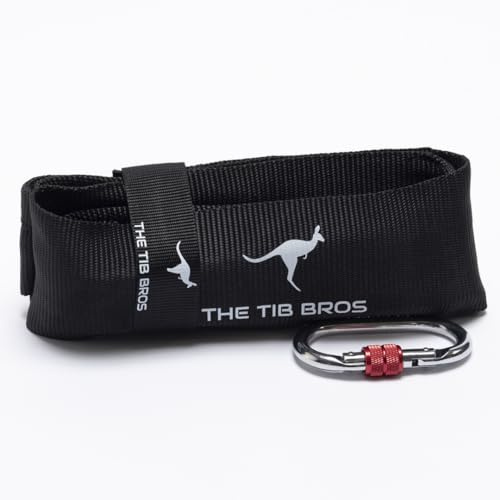 The Tib Bros- Premium Sled Strap for Backwards Sled Workouts- 8ft Long Belt for ATG Backwards Sled Dragging, Comfortable & Durable