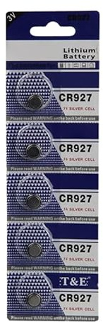 Lot de 5/10 piles bouton CR927 longue durée 3 V pour télécommande de voiture