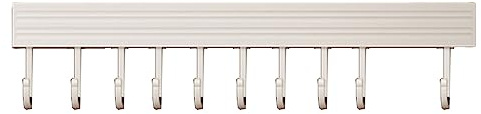 HERCHR Estante Para Ollas Y Sartenes Montado En La Pared, Barra Para Colgar En La Cocina, Estante Para Utensilios Para Colgar En La Pared, Colgador Para Utensilios De Cocina, Blanco(50cm)