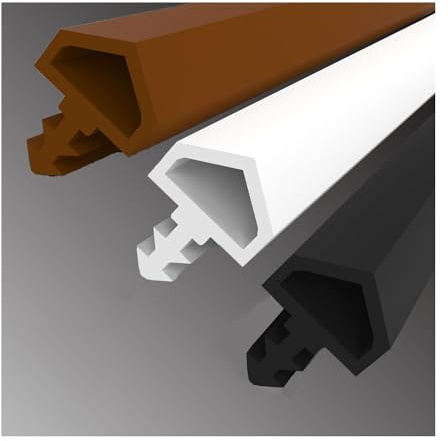 Türdichtung Gummi – Türdichtung Weiß,Selbstklebende Türdichtungsband, 6M-12mm Rolle, Dichtstreifen für Türen & Fenster, Schall- und Kälteschutz (White 6M-12mm-11mm)