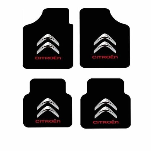 YYBCDSA 4 Stück Leder Auto Fussmatten, für Citroen Berlingo 2012-2015 Teppich Matten Vorne Hinten wasserdichte rutschfeste Fußpolster Schutz Teppich Innenzubehör