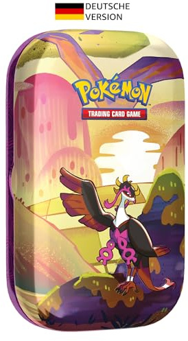 Pokémon -Sammelkartenspiel: Mini-Tin-Box Karmesin & Purpur - Nebel der Sagen - Beatori (2 Boosterpacks & 1 Stickerbogen)