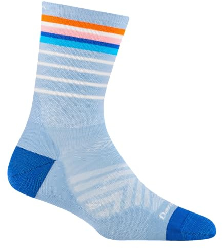 Darn Tough Damen Stride Micro Crew Ultraleichte Laufsocken (Stil 1045), Himmel, Small