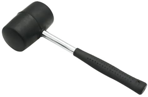 Rubber Hammer Floor Tile Installation Rubber Mallet Manual Tool Portable Heavy-Duty Wooden Hammer(260mm)