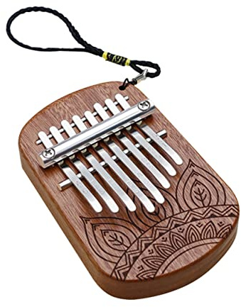 OFFSCH 2stücke Kalimba Tasten Daumenklavier Aus Holz Handgefertigtes Fingerpiano Für Anfänger Und Musikliebhaber Für Entspannung Camping Und Familienfeiern