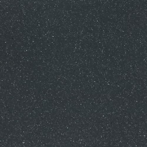 Black Speckled Effect Anti Slip Contract Commercial Vinyl Flooring for Usage in Kitchen, Garage, & Hospitals with 2.0mm Thickness -1m(3'3) X 2m(6'6)-2m²