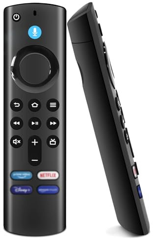Telecomando Vocale Sostitutivo 3RD Gen per AMZ Fir-e TV Stic-k(2nd Gen & 3rd Gen)/Lite,4K,4K Max,Per AMZ Smart TV Cube (2nd Gen & 3rd Gen) TVs