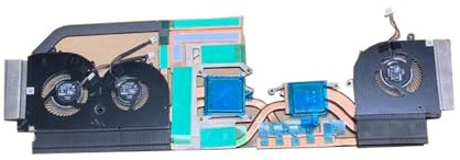 RTDPART Ventola CPU GPU e dissipatore di Calore per Laptop per MSI P75 Creator 9SD 9SE 9SF 9SG Nuovo