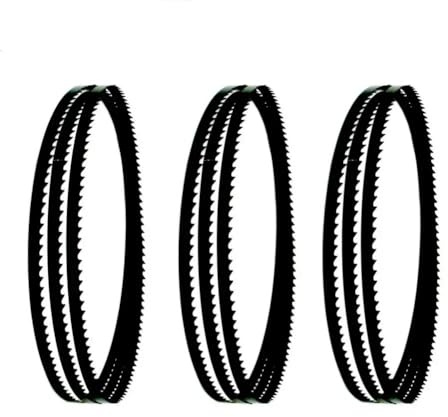 3 hojas de sierra de cinta de 2240 x 6,35 x 0,35 mm, 6 TPI, accesorios for herramientas de carpintería, corte de madera de 88
