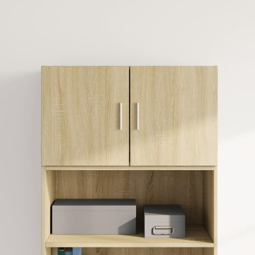 Teenpull Wandschrank Sonoma-Eiche 70x42,5x40 cm, Holzwerkstoff, Hängeschrank für Wohnzimmer, Schlafzimmer, Küche, vielseitig einsetzbar, mit Stauraum