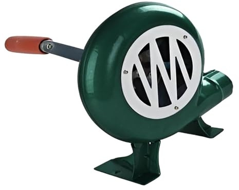 Manivela Herrero Forja Soplador - Parrilla del Encendedor Carbón De La Fan, Ventilador Barbacoas para Picnic Al Aire Libre Que Acampa Chimenea Cocina Herramientas(80W)