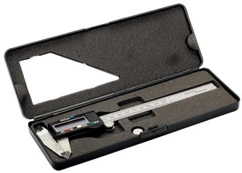 Bahco 1150D Digital Caliper Millimeter/Inch Range, Multi-Colour, 0-150 mm