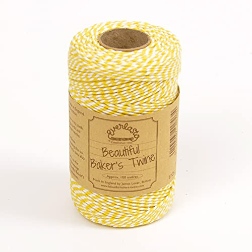 EVERLASTO Original 'Beautiful Bakers Twine' (2 mm Circa) - 100 m (Giallo Narciso)