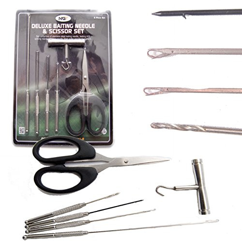 NGT 6-teiliges Baiting Tool Set Deluxe Edelstahl | Boilienadel