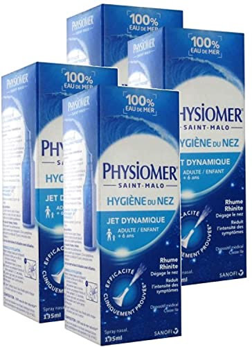 Physiomer - Jet dynamique flacon lot 4 Flacons 135ml