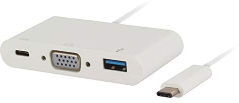 Cable USB 3.1 Type C a VGA hembra + USB Type C + USB