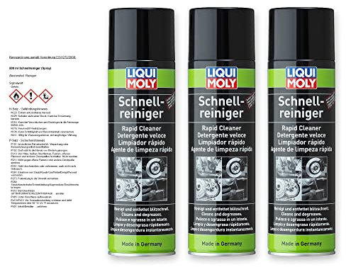 3 X Liqui Moly 3318 detergente veloce spray detergente per freni 500 ml