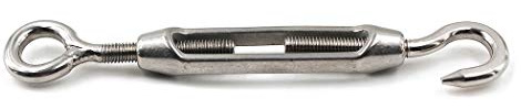 M12 Spannschlösser 304 Edelstahl mit Haken und Öse seilspannung 1 Stücke
