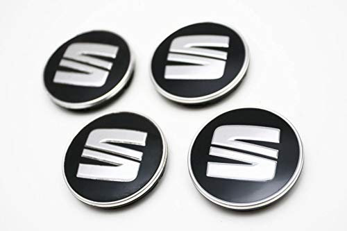 Original Accessories Seat - Set of 4 Wheel Centre Caps Covers Alloy Wheels, 5F0601171CBX